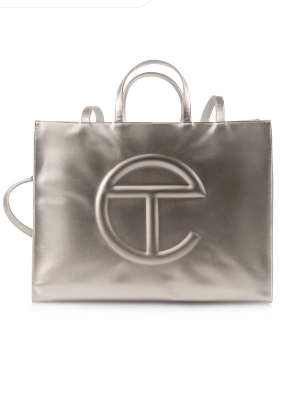 Telfar Large Shopping Bag - Bronze
